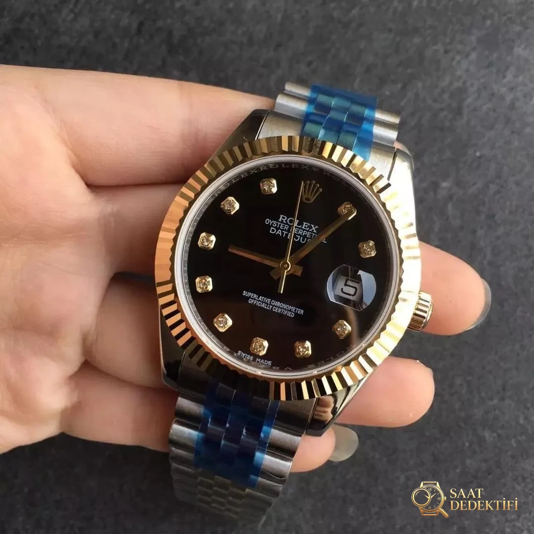 Replika Rolex 41mm İki Renk Saat