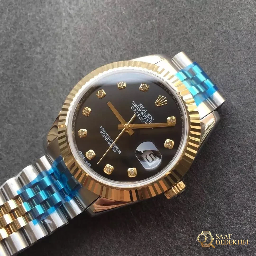Replika Rolex 41mm Siyah Kadran