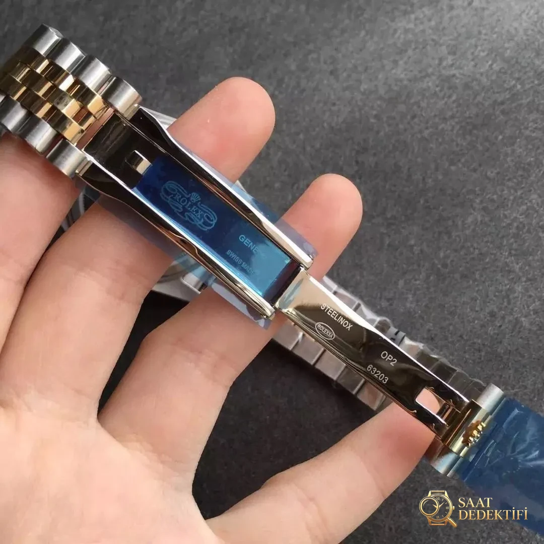 Rolex Datejust Kapama Tokası Gravür