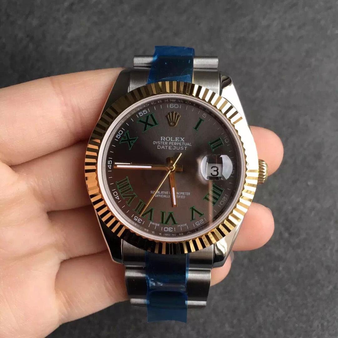 Rolex Datejust II Yeşil Rome Replika