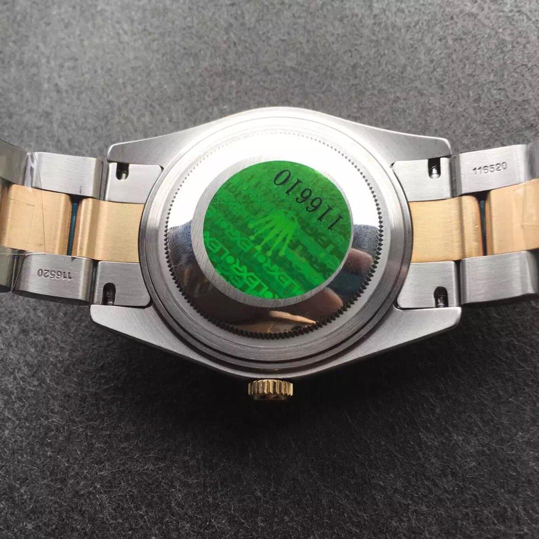 Yeşil Etiketli Rolex 116333 Arkası