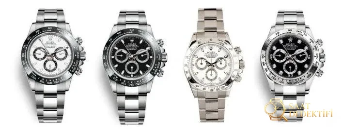 Replika Daytona N Factory JF Factory AR Factory hangisi daha iyi? Her versiyonun artıları ve eksileri neler? - Kadran Detayı ve Bezel İşçiliği