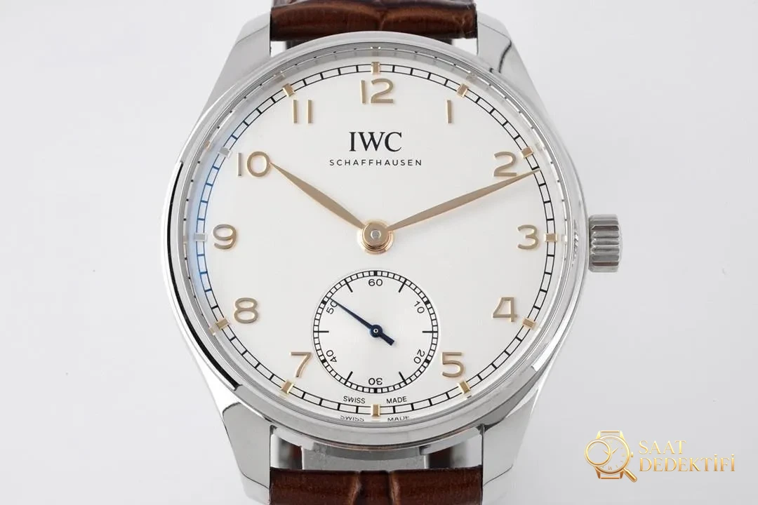 Replika Saat ZF Factory 2020 IWC Yeni Portugieser Küçük Üç İğneli 40 Serisi IW358303 - Kasa Profili ve Kurma Kolu İncelemesi