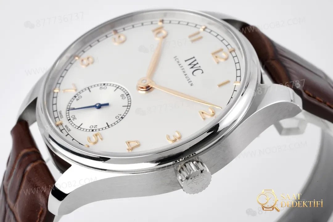 Replika Saat ZF Factory 2020 IWC Yeni Portugieser Küçük Üç İğneli 40 Serisi IW358303 - Makro Kadran ve İndeks İşçiliği