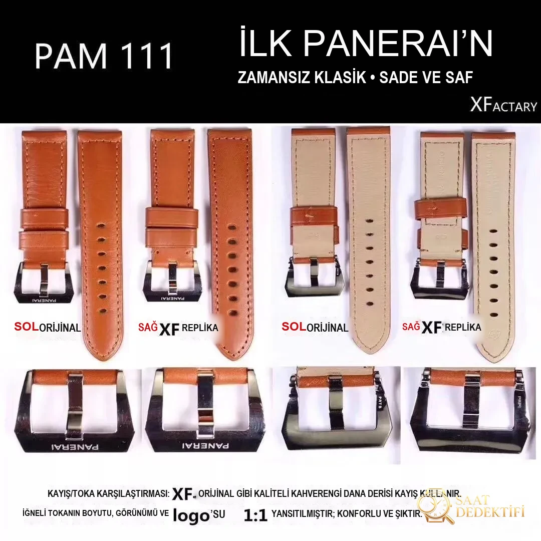 Retro girişe ideal seçim: XF Factory Panerai PAM111 gerçek-replika karşılaştırması ve incelemesi - Bilezik Bakla Ayrımı ve Pim Yapısı