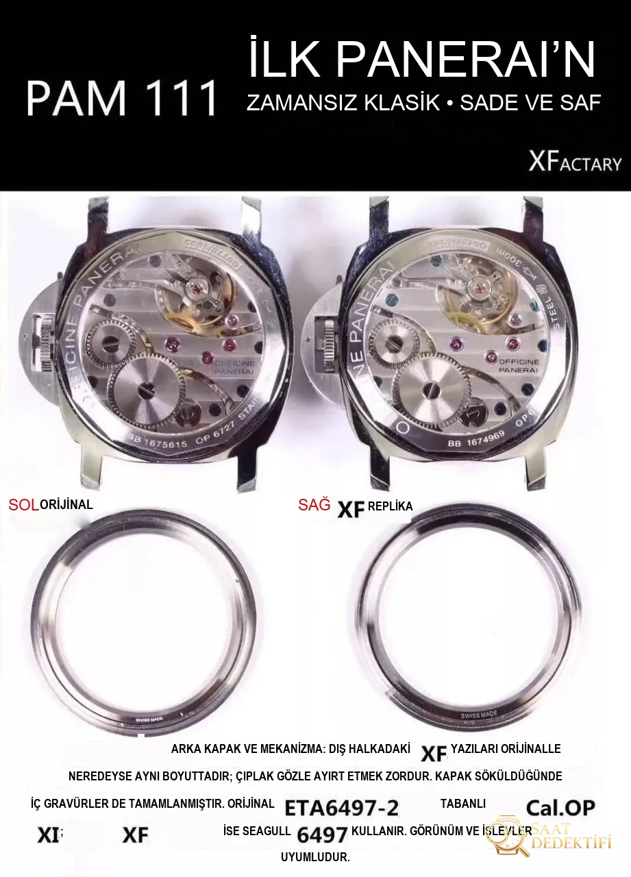 Retro girişe ideal seçim: XF Factory Panerai PAM111 gerçek-replika karşılaştırması ve incelemesi - Toka İçi Mikro Ayar Mekanizması