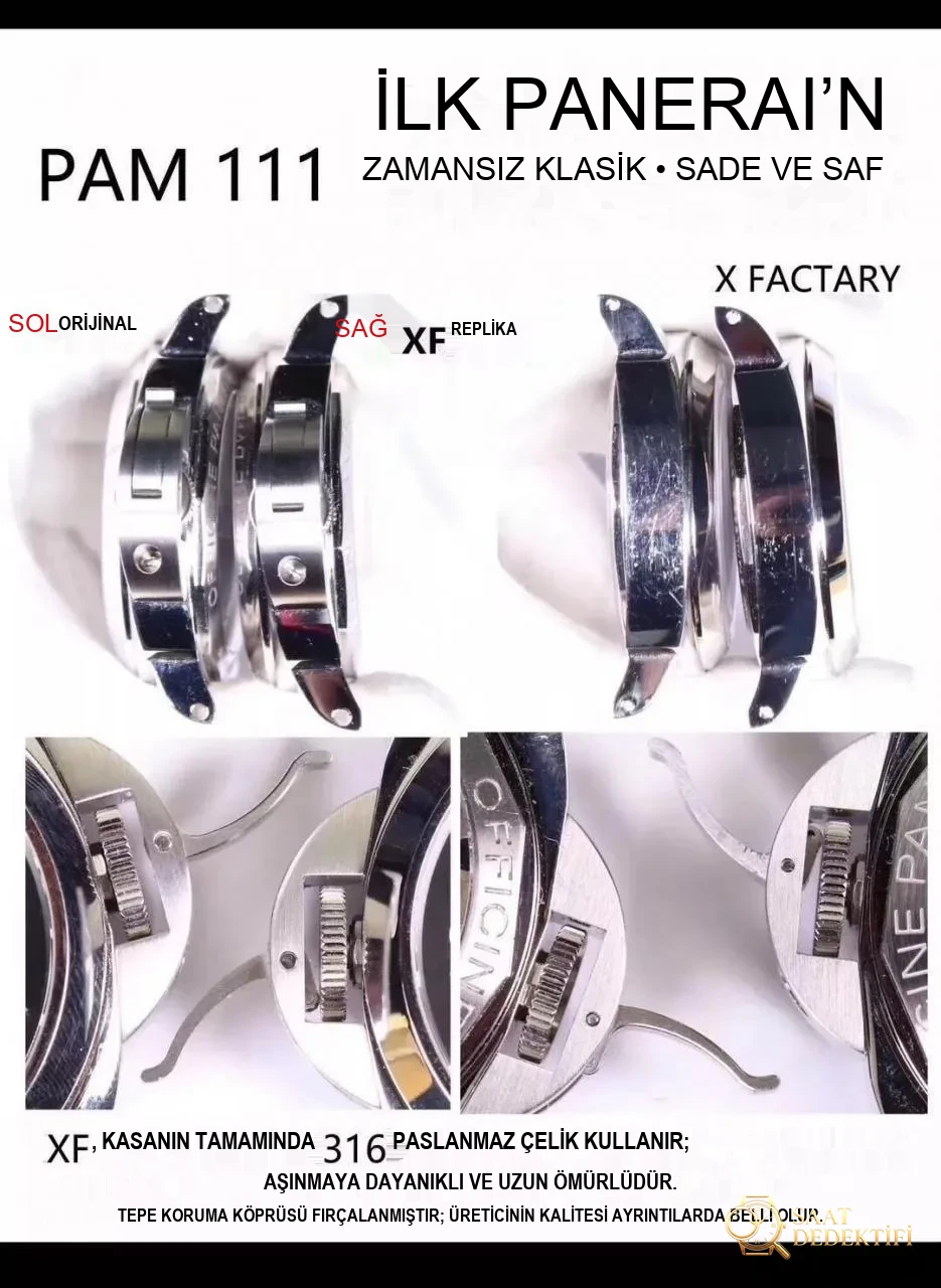 Retro girişe ideal seçim: XF Factory Panerai PAM111 gerçek-replika karşılaştırması ve incelemesi - Kadran İbreleri ve Saniye Akışı
