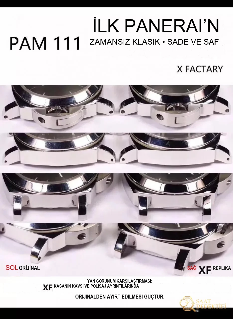 Retro girişe ideal seçim: XF Factory Panerai PAM111 gerçek-replika karşılaştırması ve incelemesi - Cam Yansıma Önleyici (AR) Kaplama
