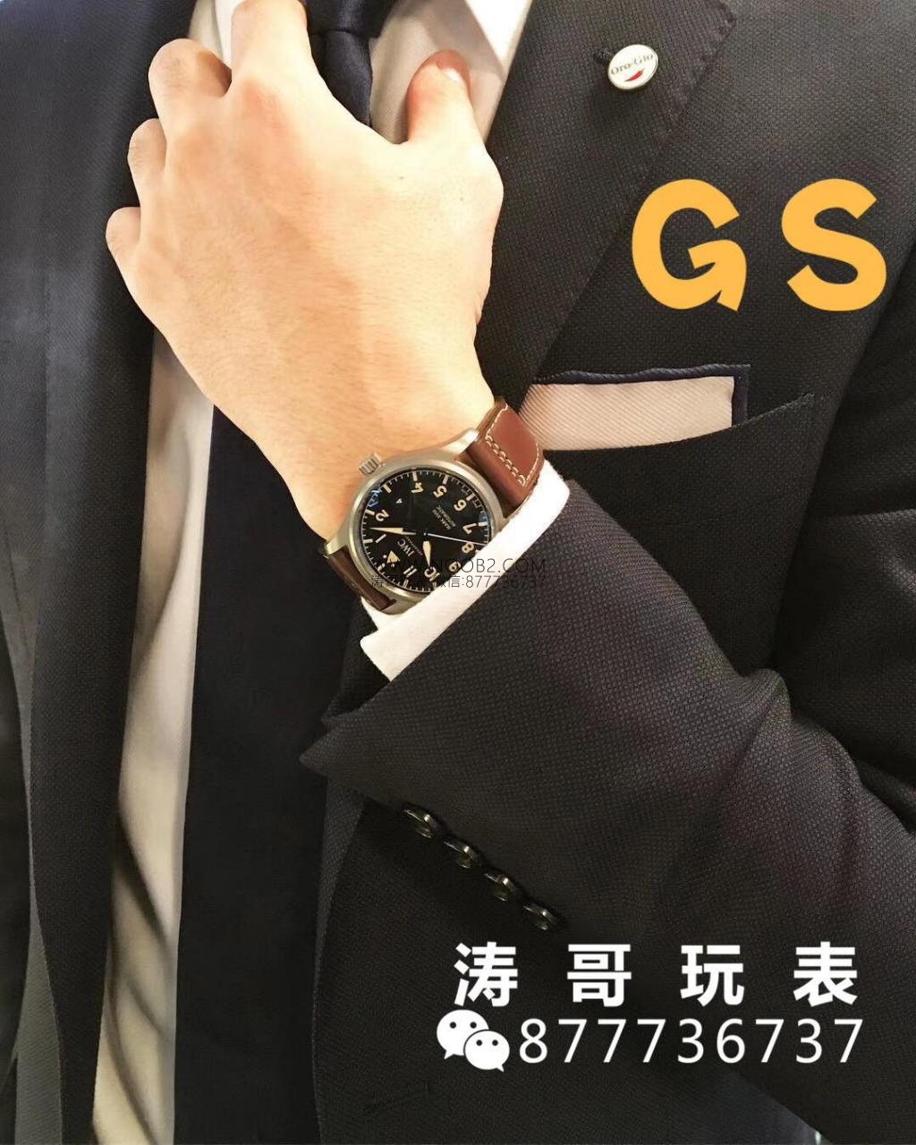 Retro titanyum GS Factory IWC Pilot serisi Mark 18 IW327006 saatinin orijinalle karşılaştırmalı incelemesi — 1. fotoğraf