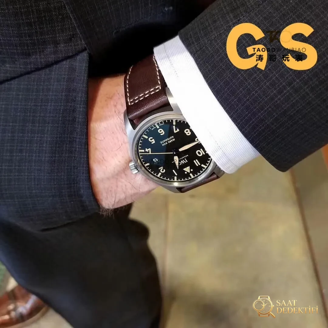 Retro titanyum GS Factory IWC Pilot serisi Mark 18 IW327006 saatinin orijinalle karşılaştırmalı incelemesi - Kordon Dokusu ve Dikiş Detayları