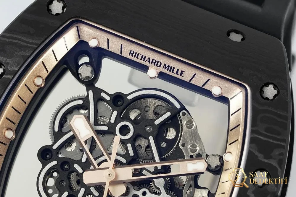 Richard Mille RM055 skeleton kol saati serisi - Bilezik, Toka ve Klips Mekanizması