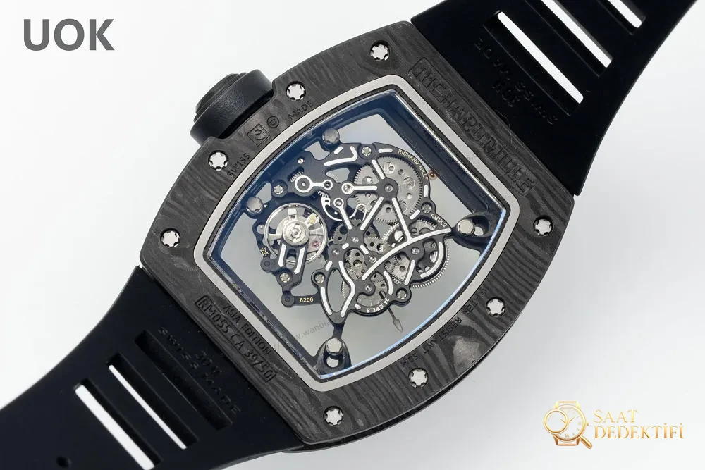Richard Mille RM055 skeleton kol saati serisi - Makro Kadran ve İndeks İşçiliği