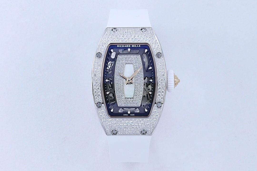 [Richard Mille RM07-1 Kırmızı Dudak - Siyah Dudak Serisi-Bilekte Açan Mekanik Gül] — 2. fotoğraf