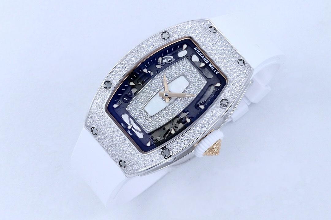 [Richard Mille RM07-1 Kırmızı Dudak - Siyah Dudak Serisi-Bilekte Açan Mekanik Gül] — 4. fotoğraf