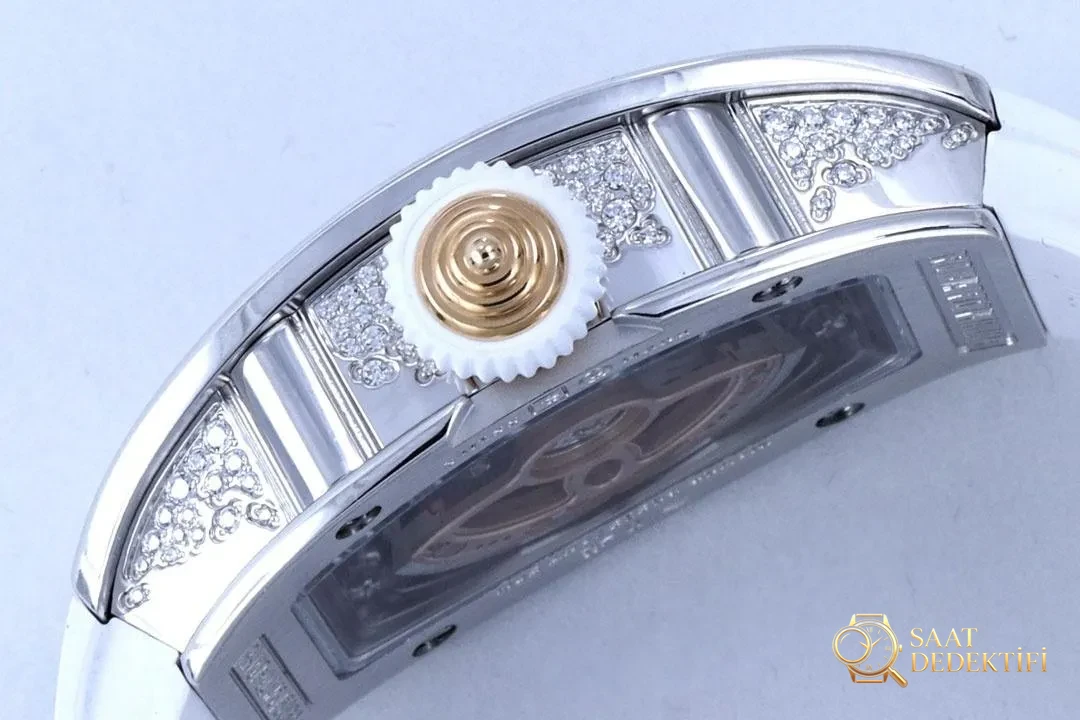 [Richard Mille RM07-1 Kırmızı Dudak - Siyah Dudak Serisi-Bilekte Açan Mekanik Gül] - Bilezik, Toka ve Klips Mekanizması