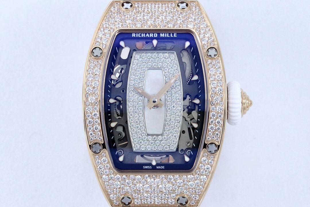[Richard Mille RM07-1 Kırmızı Dudak - Siyah Dudak Serisi-Bilekte Açan Mekanik Gül] — 12. fotoğraf