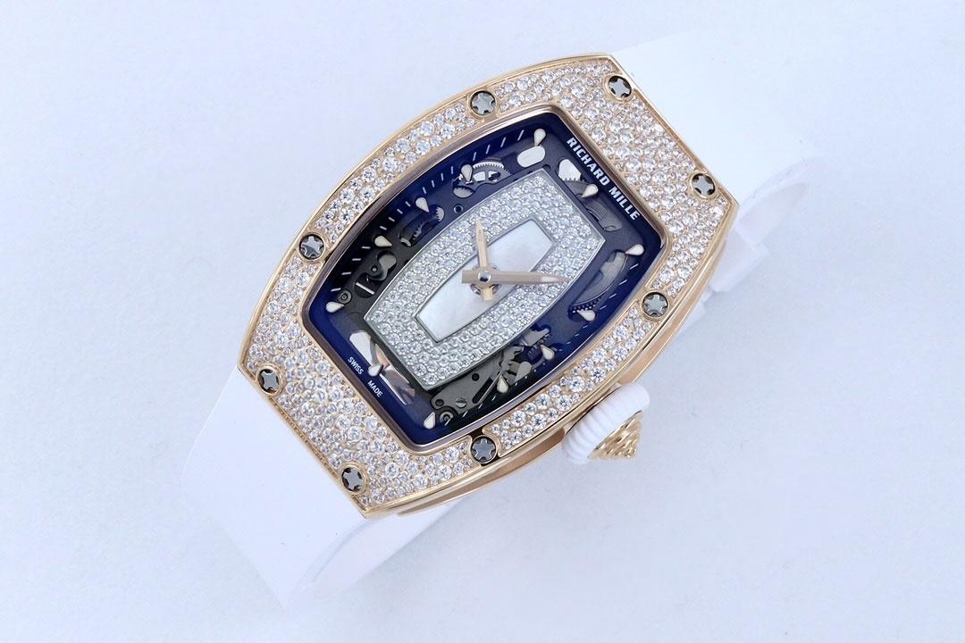 [Richard Mille RM07-1 Kırmızı Dudak - Siyah Dudak Serisi-Bilekte Açan Mekanik Gül] — 16. fotoğraf