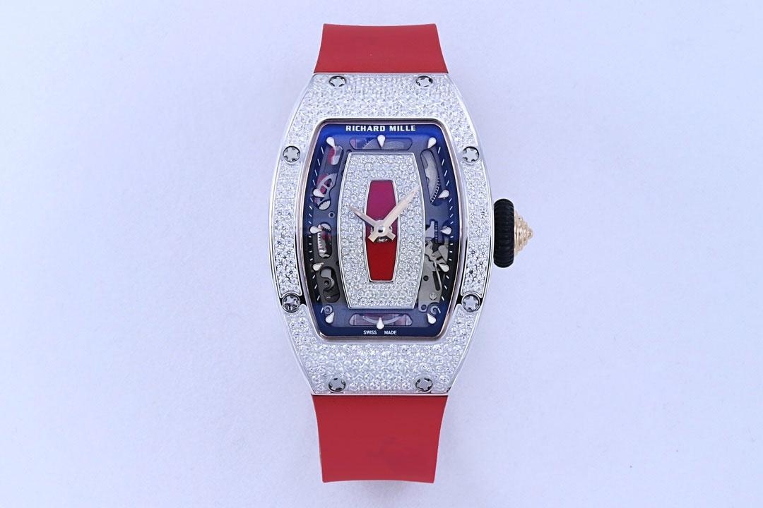 [Richard Mille RM07-1 Kırmızı Dudak - Siyah Dudak Serisi-Bilekte Açan Mekanik Gül] — 18. fotoğraf