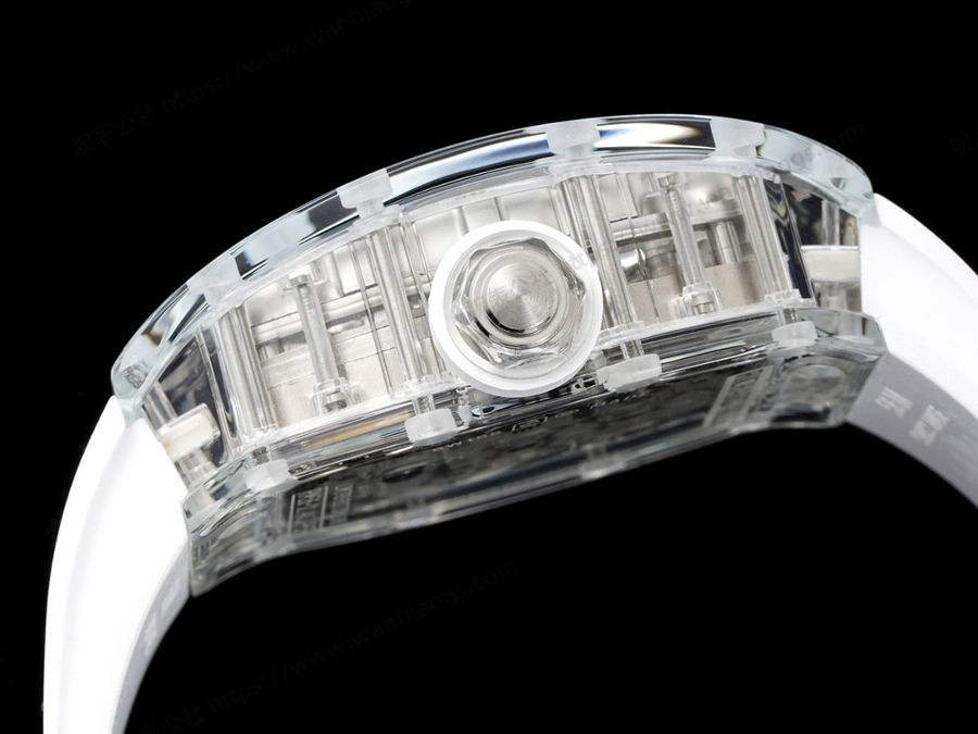 Richard Mille RM56-01 5601 Şeffaf Kasa (Beyaz) Tourbillon Saat İncelemesi — 6. fotoğraf
