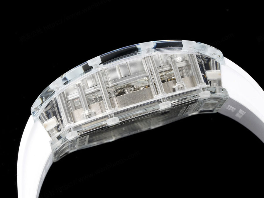 Richard Mille RM56-01 5601 Şeffaf Kasa (Beyaz) Tourbillon Saat İncelemesi — 7. fotoğraf
