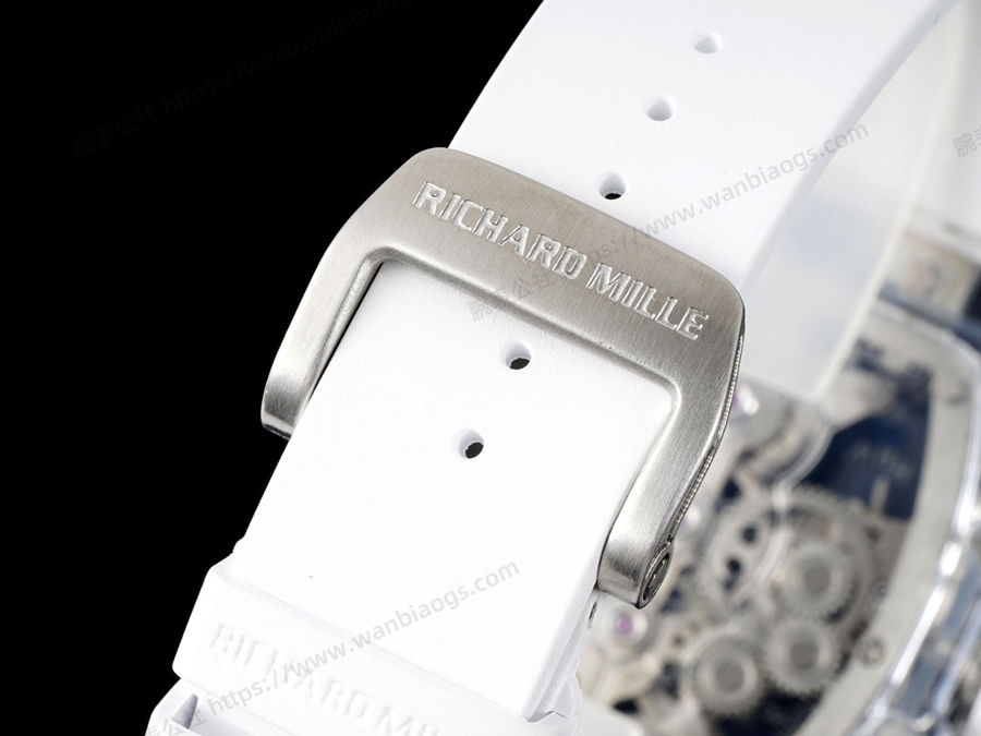 Richard Mille RM56-01 5601 Şeffaf Kasa (Beyaz) Tourbillon Saat İncelemesi — 8. fotoğraf