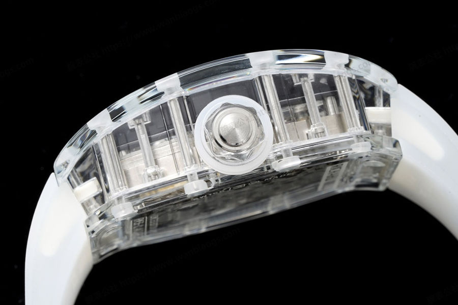 Richard Mille RM56-01 5601 şeffaf kasa (mavi) tourbillon saat incelemesi — 6. fotoğraf