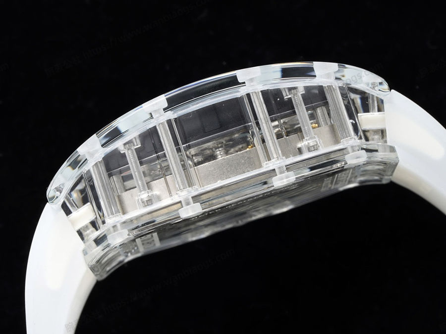 Richard Mille RM56-01 5601 şeffaf kasa (mavi) tourbillon saat incelemesi — 7. fotoğraf