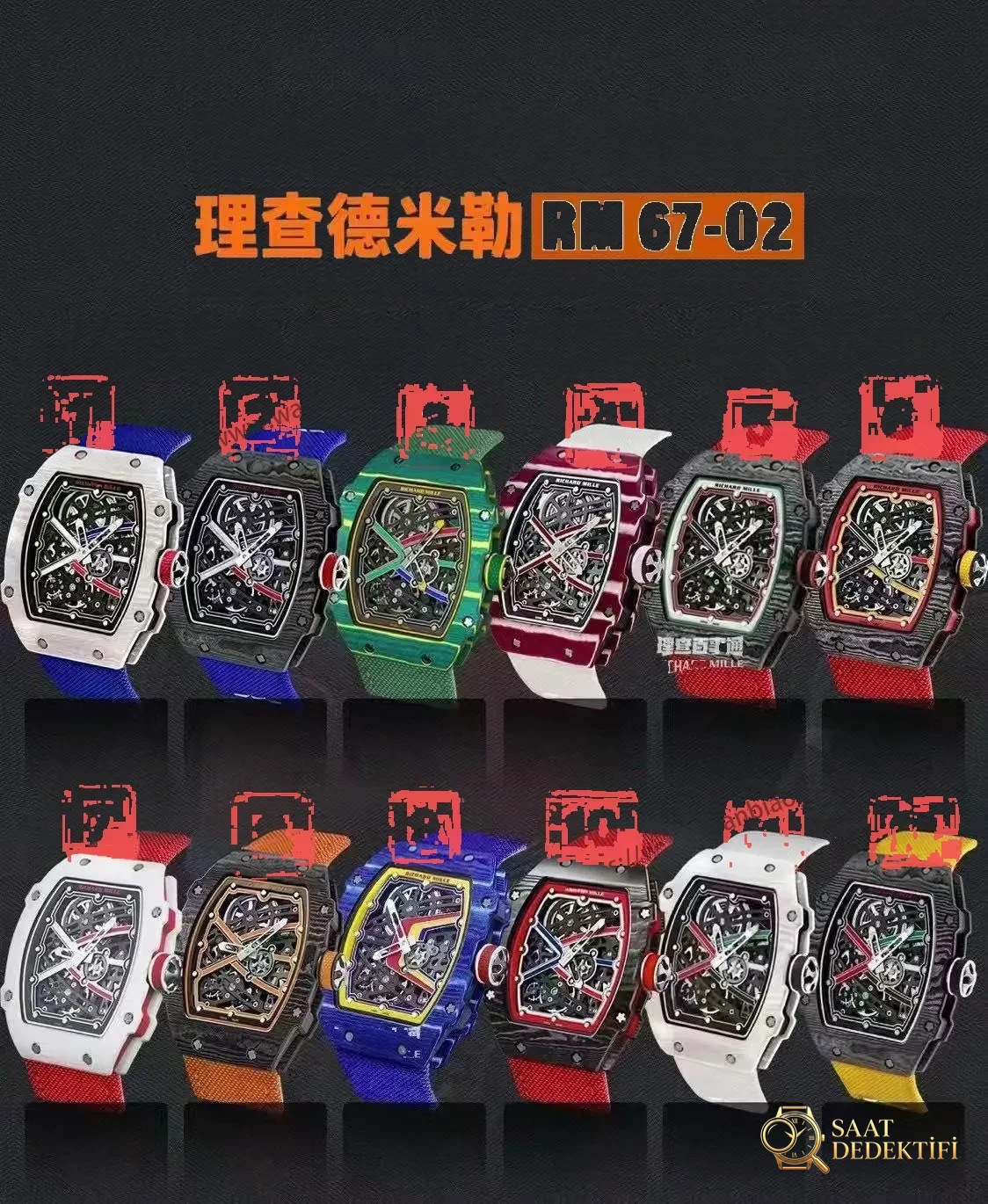 Richard Mille RM67-02 V3 Nihai Replika Sürümü Tanıtıldı! - Kadran Detayı ve Bezel İşçiliği