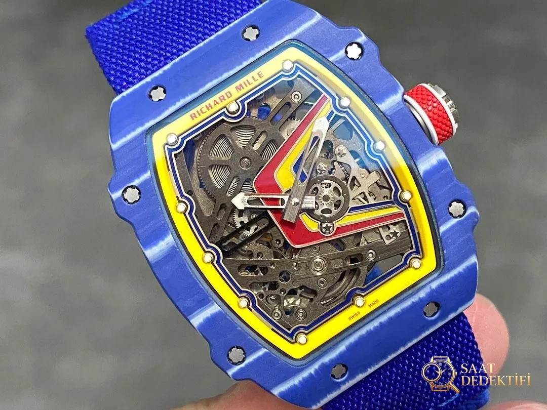 Richard Mille RM67-02 V3 Nihai Replika Sürümü Tanıtıldı! - Kurma Kolu Yivleri ve Tutuş Dokusu