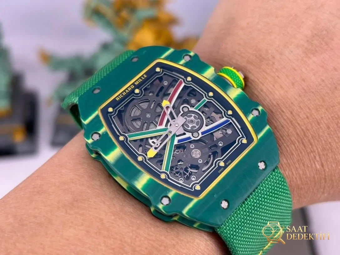 Richard Mille RM67-02 V3 Nihai Replika Sürümü Tanıtıldı! - Fosfor ve Super-LumiNova Gece Görünümü