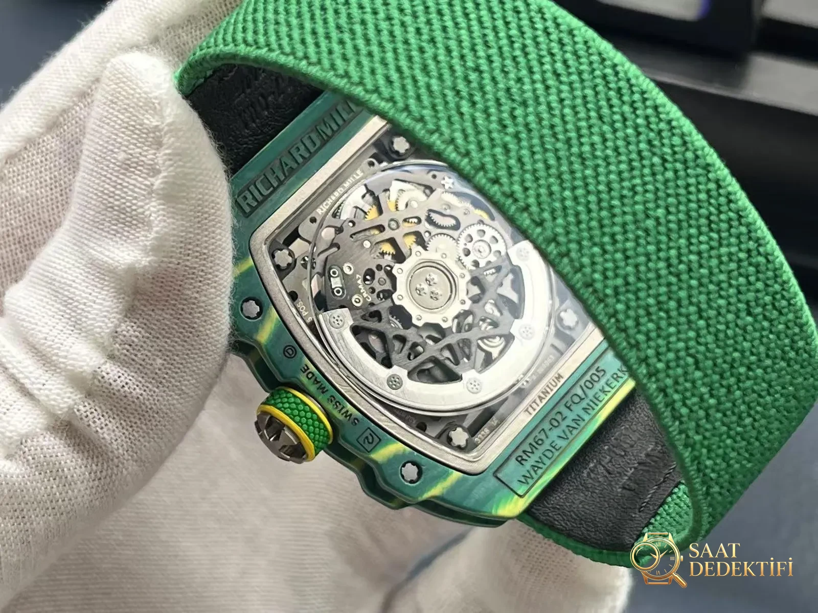 Richard Mille RM67-02 V3 Nihai Replika Sürümü Tanıtıldı! - Kurma Kolu Yivleri ve Tutuş Dokusu