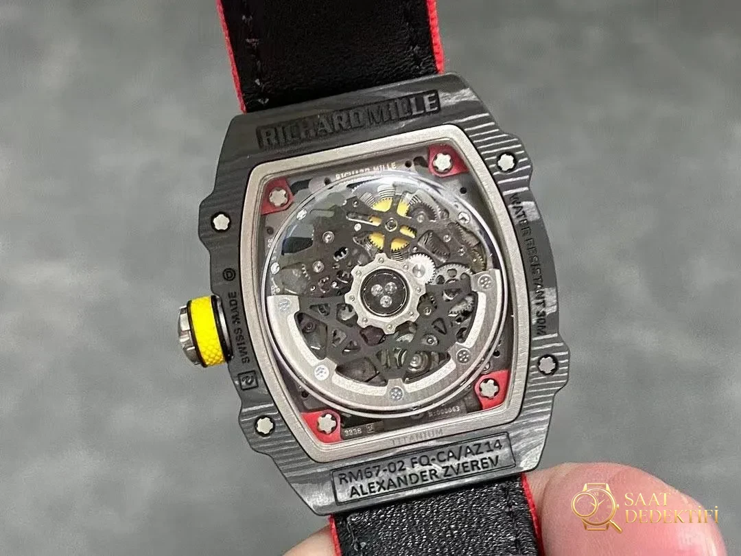 Richard Mille RM67-02 V3 Nihai Replika Sürümü Tanıtıldı! - Kasa Yan Yüzey Fırçalama İşçiliği
