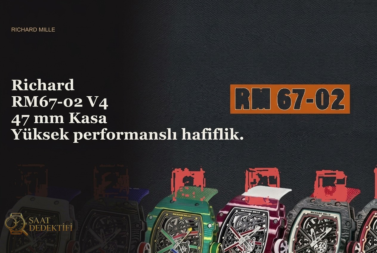 Richard RM67 02 V4 Versiyonu 47mm B Kasa ve Kadran İşçiliği İncelemesi - ön görünüm