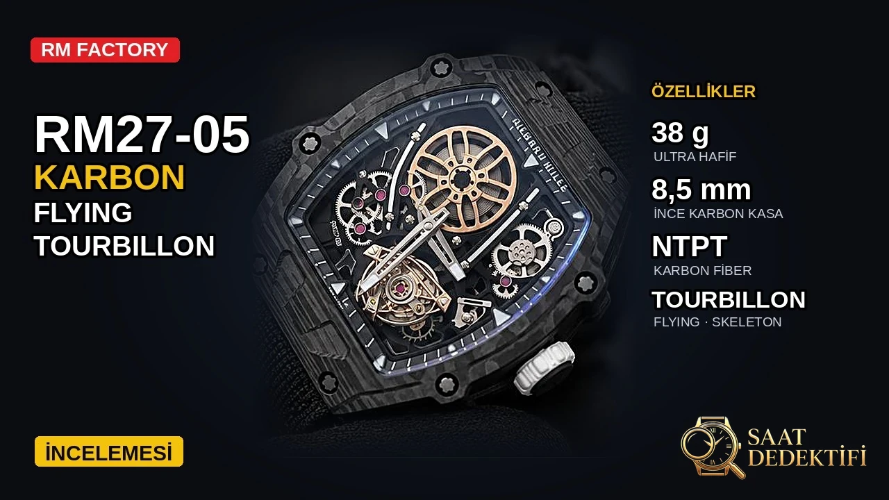 Richard Mille RM27-05 İncelemesi - Ön Görünüm ve Kasa Tasarımı
