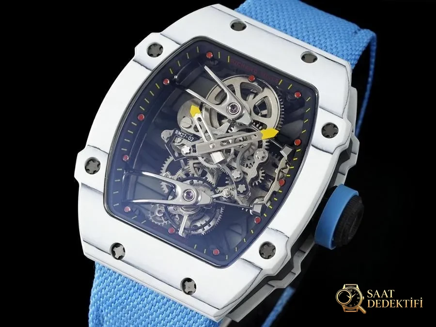 RM Factory RICHARD MILLE sportif tourbillon RM27-02 kol saati incelemesi - Kasa Profili ve Kurma Kolu İncelemesi