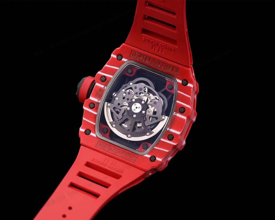 RMX Factory Richard Mille RM35-02 Karbon Fiber Kırmızı Şeytan Kol Saati — 9. fotoğraf