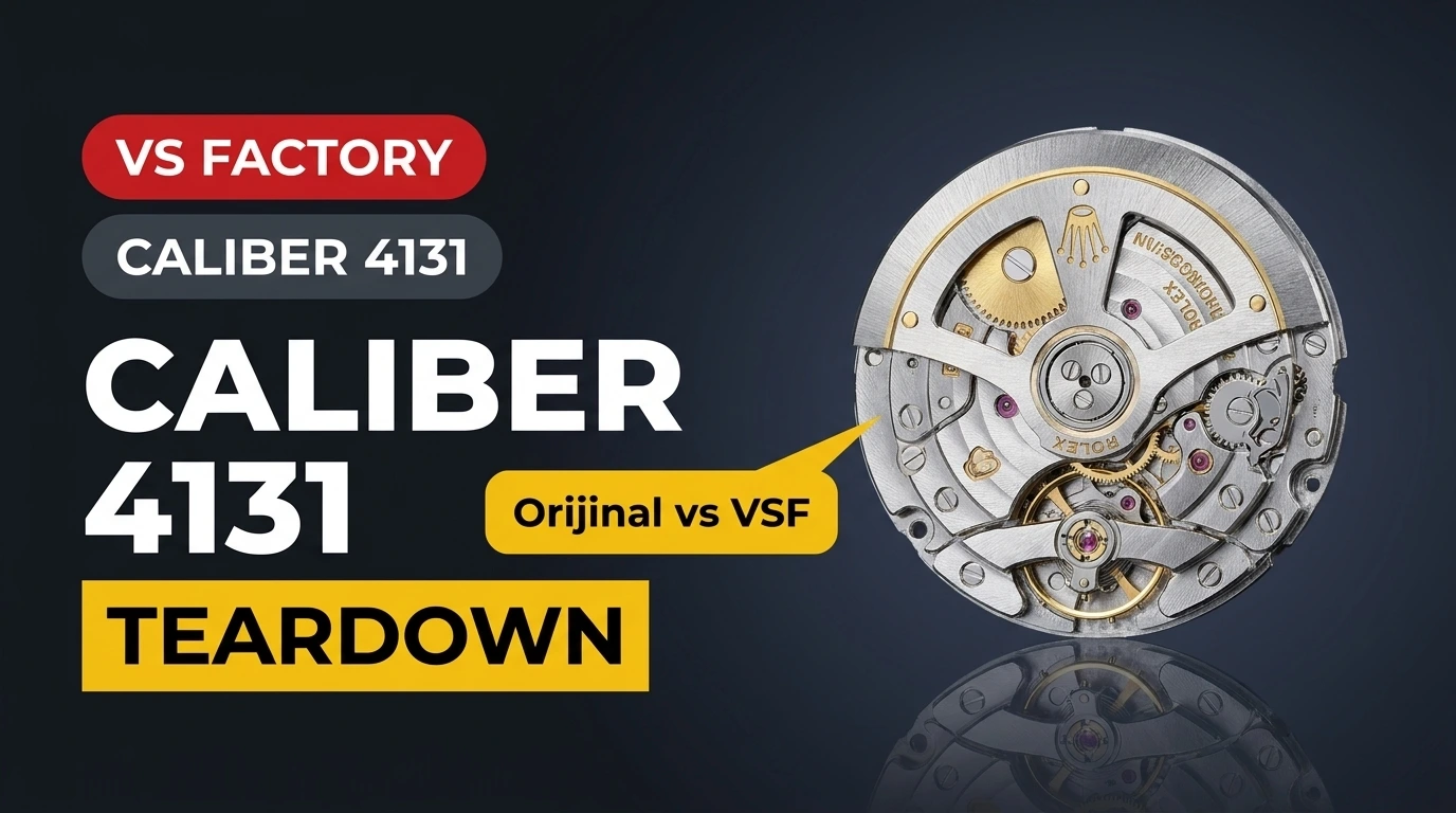 Der ultimative Teardown des Rolex-Kalibers 4131: Original vs. VS Factory vs. SH Factory – eine mikroskopische uhrmacherische Autopsie