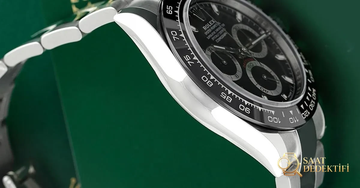 rolex daytona 116500ln siyah kasa kalınlığı