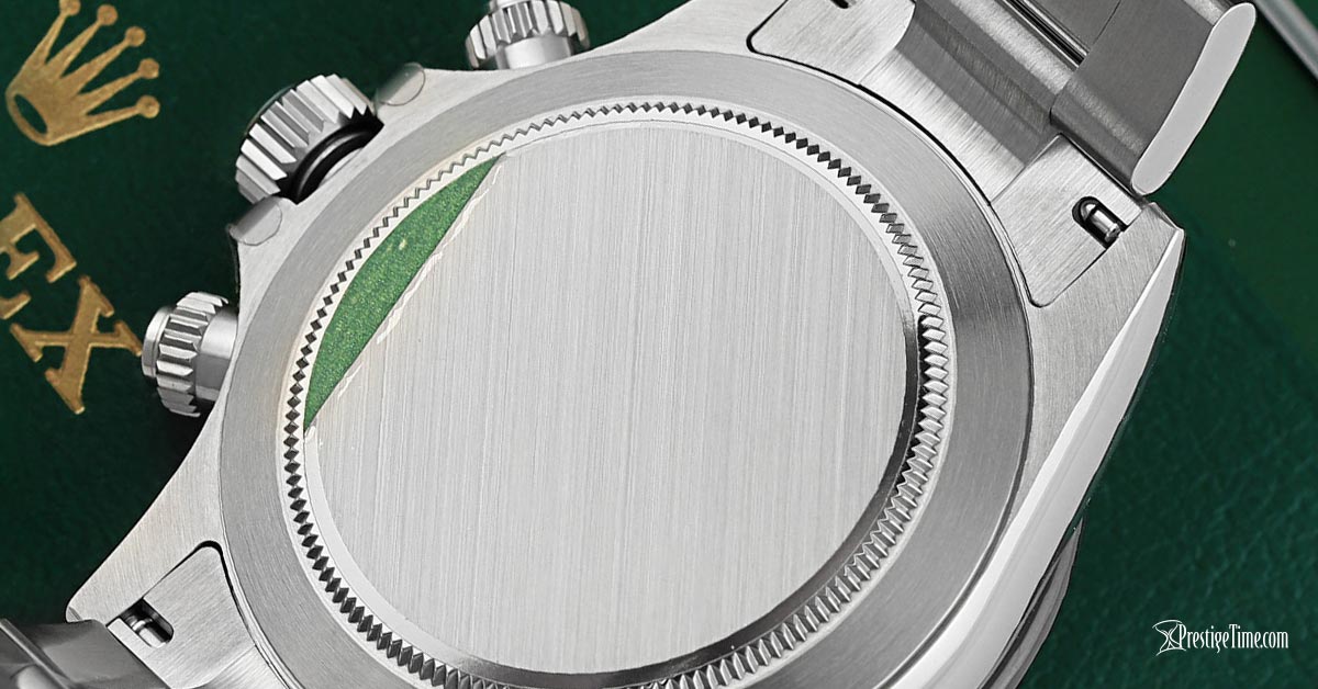 rolex daytona 116500ln siyah kasa arkası