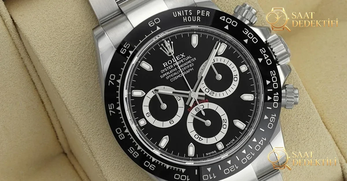 rolex daytona 116500ln siyah kadran