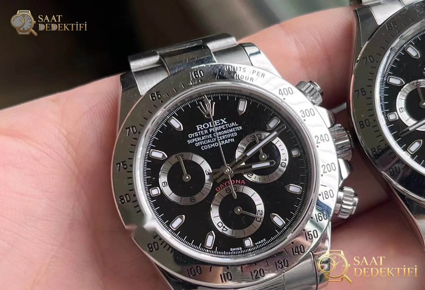 Rolex Daytona 116500LN Çelik Kasa Orijinal vs Dandong 4130 Karşılaştırması - Makro Laboratuvar ve Detay İncelemesi