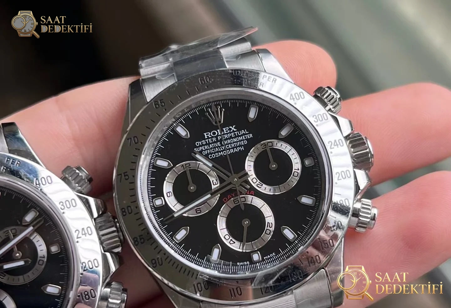 Rolex Daytona 116500LN Çelik Kasa Orijinal vs Dandong 4130 Karşılaştırması - Makro Laboratuvar ve Detay İncelemesi