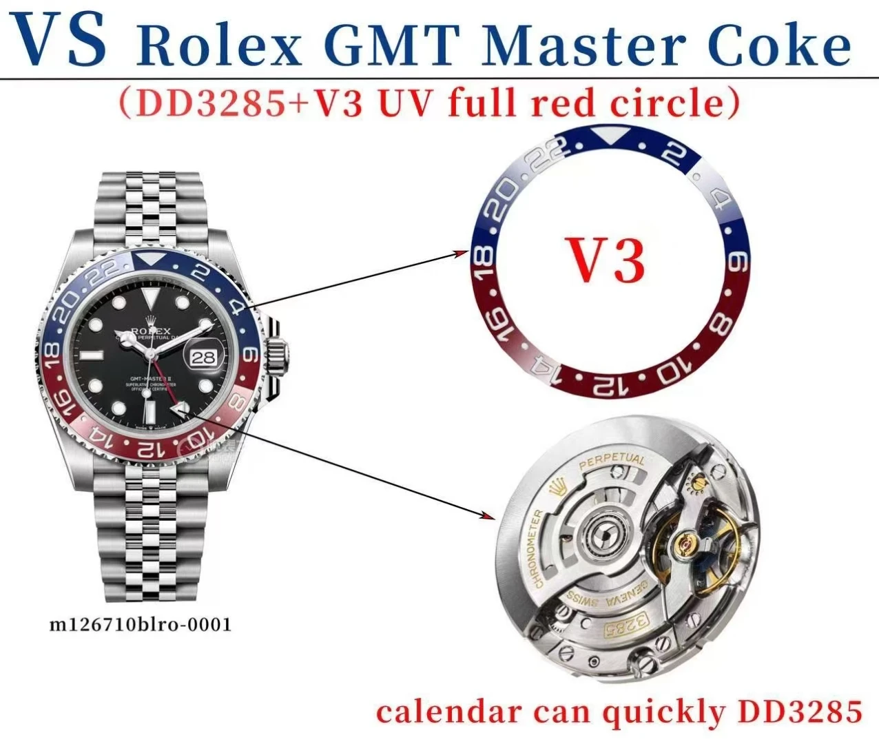 Rolex GMT-Master II 126710 BLRO VSF — 1. fotoğraf