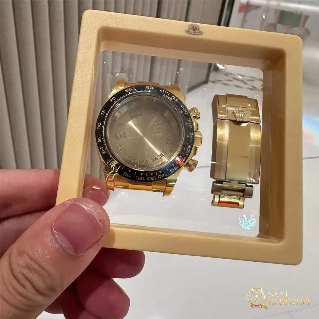 Rolex GOLD Factory G Factory ağırlıklandırılmış Daytona nedir? - Kasa Profili ve Kurma Kolu İncelemesi