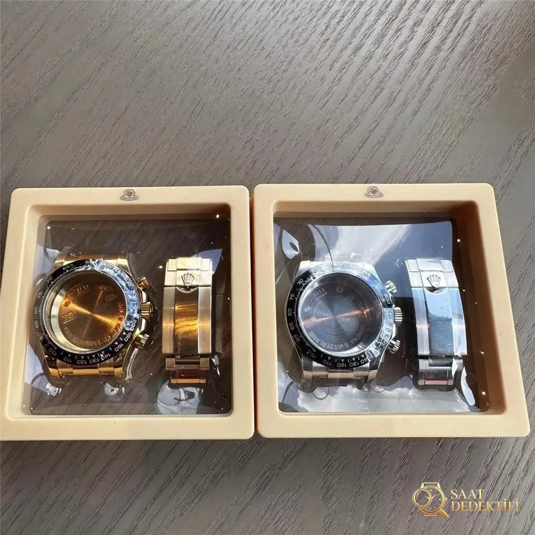 Rolex GOLD Factory G Factory ağırlıklandırılmış Daytona nedir? - Arka Kapak ve Mekanizma Detayı
