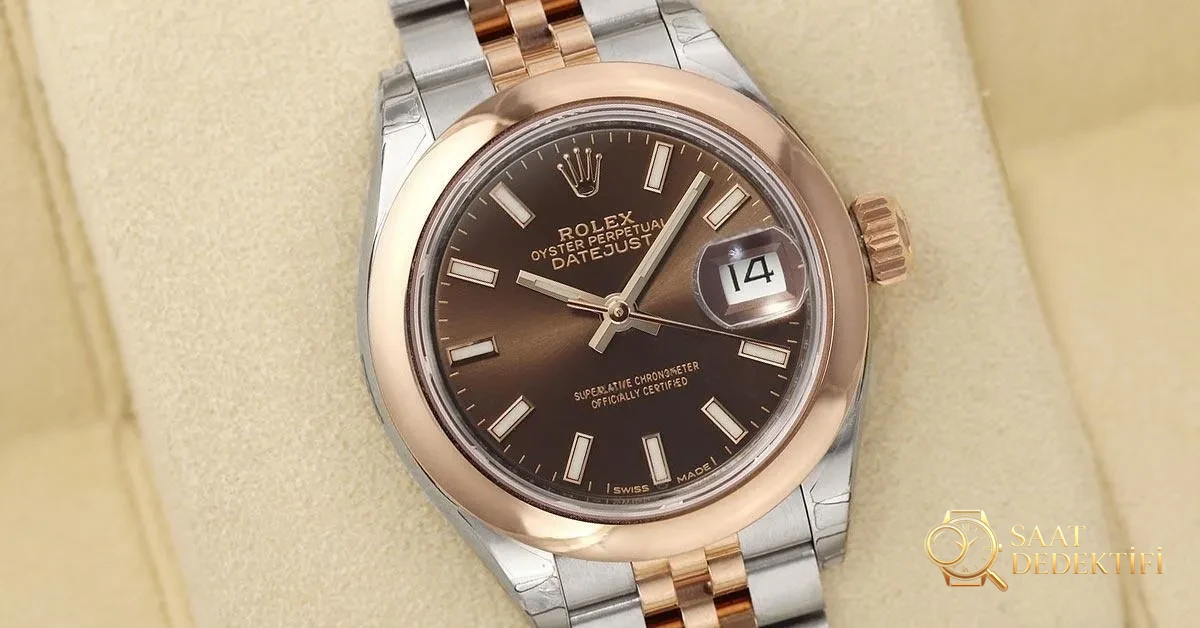 Rolex Lady Datejust 28mm 279161 Chocolate Index Jubilee Dial