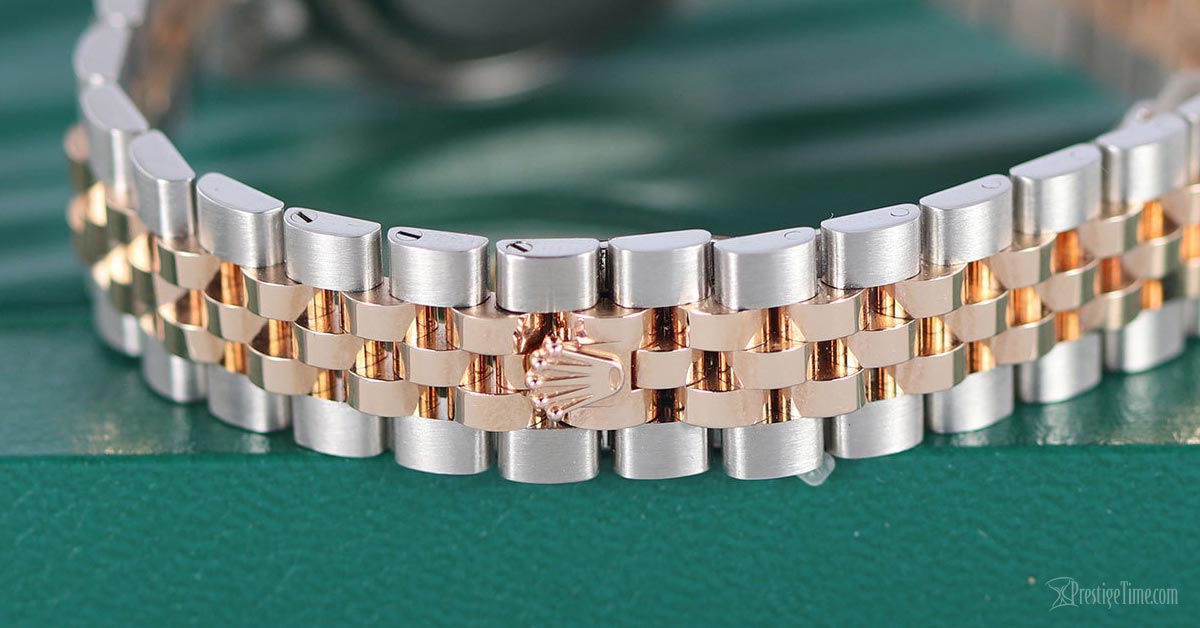Rolex Lady Datejust 279161 iki renk Jubilee bilezik