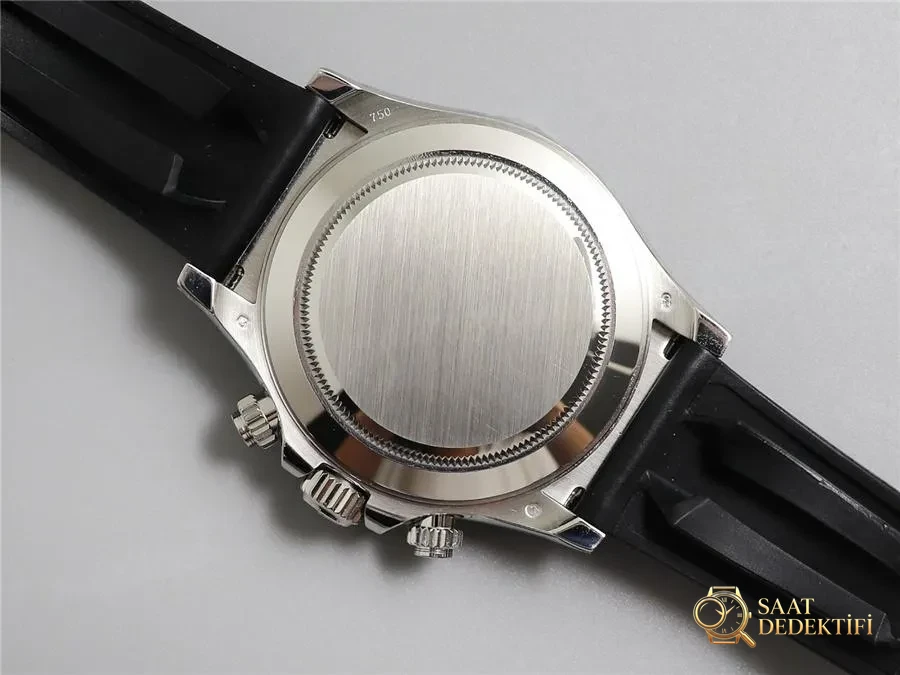 Rolex N4130 gri kadranlı Daytona ve Yu Wenle kauçuk kayış modeli: hangisini daha çok seviyorsunuz? - Mekanizma Zemberek ve Balans Detayı