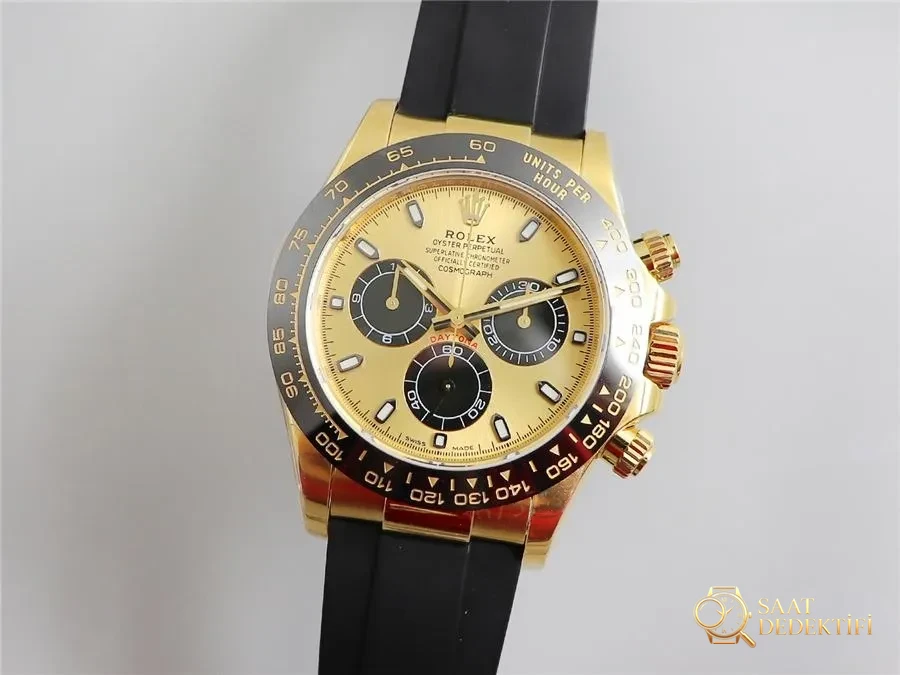 Rolex N4130 gri kadranlı Daytona ve Yu Wenle kauçuk kayış modeli: hangisini daha çok seviyorsunuz? - Yan Profil ve Kordon Bağlantısı