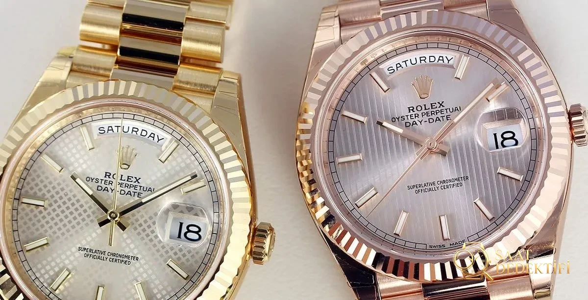 Rolex Day-Date Replika Saat İncelemesi - Ön Görünüm ve Kasa Tasarımı